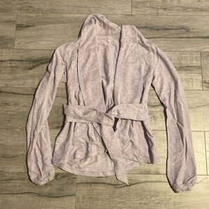 Lululemon tie front shawl collar cardigan